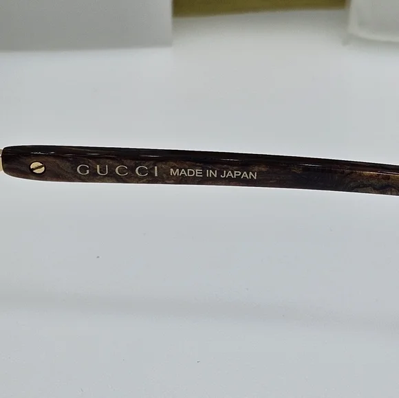 GUCCI UNISEX GG1221S 004 GUCCI RIMLESS GG LOGO ON LENS SUNGLASSES - Picture 11 of 13